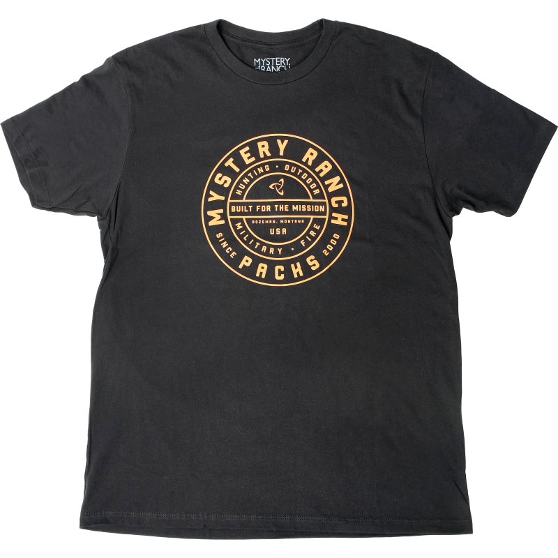 MYSTERY RANCH Brand Seal T-Shirt - Black (Front)